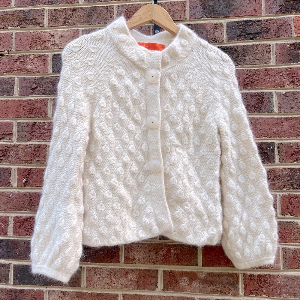 Cynthia Steffe Lambs Wool & Angora Cardigan Sweater